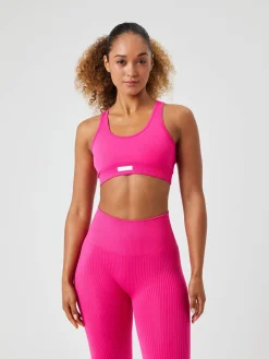 Björn Borg Sport-Bh:Ar|Bhar * Studio Sealess Low Sports Bra Pink Glo