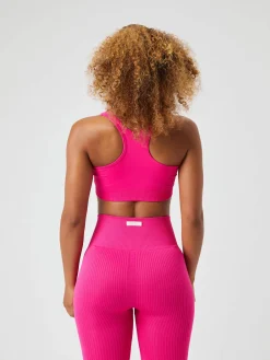 Björn Borg Sport-Bh:Ar|Bhar * Studio Sealess Low Sports Bra Pink Glo
