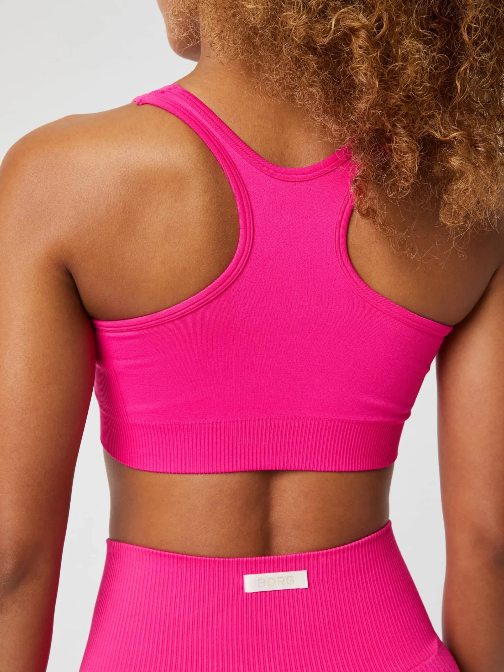 Björn Borg Sport-Bh:Ar|Bhar * Studio Sealess Low Sports Bra Pink Glo