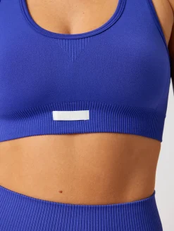 Björn Borg Sport-Bh:Ar|Bhar * Studio Sealess Low Sports Bra Clematis Blue