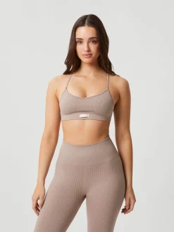 Björn Borg Sport-Bh:Ar|Bhar * Studio Sealess Ribbed Strap Bra Etherea