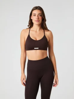 Björn Borg Sport-Bh:Ar|Bhar * Studio Sealess Ribbed Strap Bra Molé