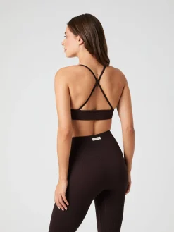 Björn Borg Sport-Bh:Ar|Bhar * Studio Sealess Ribbed Strap Bra Molé