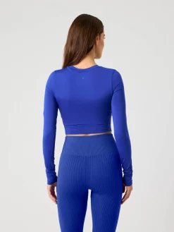 Björn Borg T-Shirts|Tröjor * tudio oft Cropped ongeeve Clematis Blue