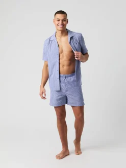 Björn Borg Skjortor|Pyjamas * Thoa aon horteeve Pyjaa hirt Country Blue