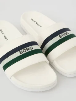 Björn Borg Sandaler|Sandaler * Unisex Heritage Slides Vit
