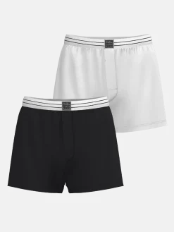 Björn Borg Loose Boxers * Vicoe Cotton Bend Jerey Boxer hort 2-pack